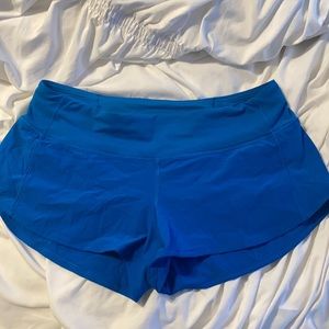 Lululemmon speed shorts!